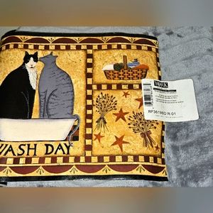 NWT cat laundry border